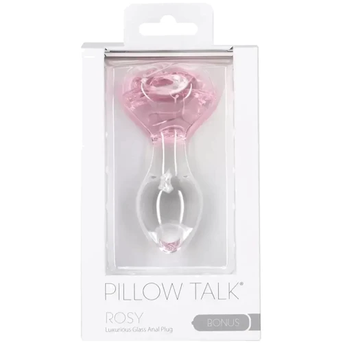 Стеклянная анальная пробка Pillow Talk - Rosy- Luxurious Glass Anal Plug: Тип Анальные пробки