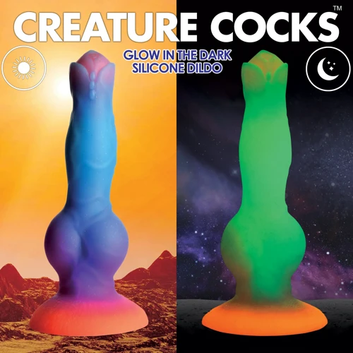 Фантазийный фаллоимитатор инопланетянина Creature Cocks Space Cock Glow-in-the-Dark Alien Dilldo (светится в темноте): Назначение Вагинальные