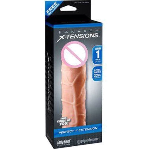 Насадка-удлинитель для пениса Perfect Extension Flesh 25 мм