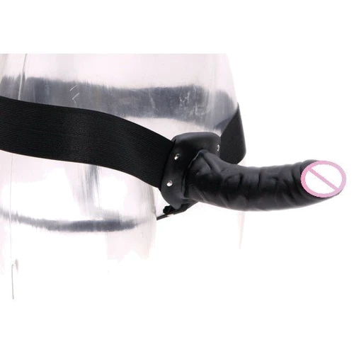 Фаллопротез Fetish Fantasy For Him or Her ​Hollow Strap-On, 15x4.5 см, черный: Для кого Унисекс