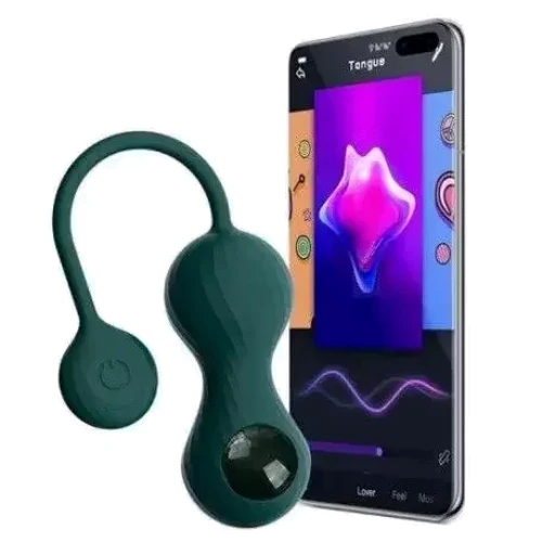 Смарт-тренажер Кегеля Magic Motion – Crystal Duo Smart Kegel Vibrator (бірюзовий) фото 8