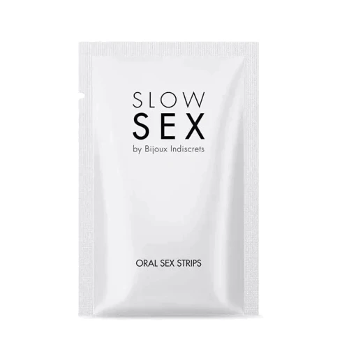Смужка для орального сексу Bijoux Indiscrets Slow Sex Oral sex strips (нанесення на мову): Тип Бальзам
