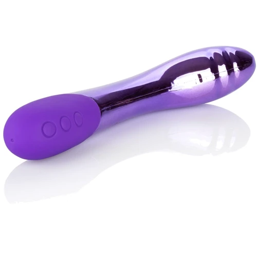 CalExotics DazzLED Vibrance - аккумуляторный вибратор, 14x3.25 см: Тип и форма Вибромассажер