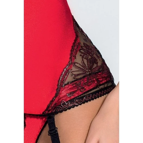 Еротичний корсет Passion BRIDA CORSET red L / XL: Застосування На тіло