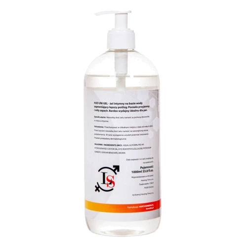 Універсальний гель-лубрикант LoveStim - H2O UNI GEL, 1000 ml: Для кого Унисекс