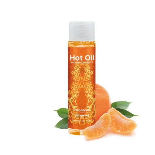 Зігріваюча їстівна масажна олія Nuei Hot Oil, 100 мл (мандарин)