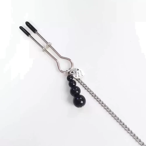 Затискачі для сосків та клітора Art of Sex Nipple and clit clamps Black Pearl: Колір черный