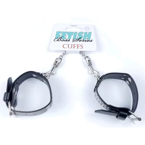 Наручники із кристалами Fetish Boss Series - Handcuffs with cristals Silver (BS3300094) фото 4