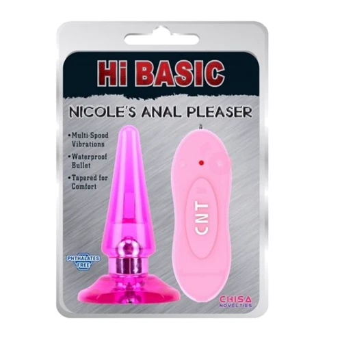 Анальный плаг с вибрацией NICOLE'S Anal Pleaser - Pink, 291322: Для кого Унисекс