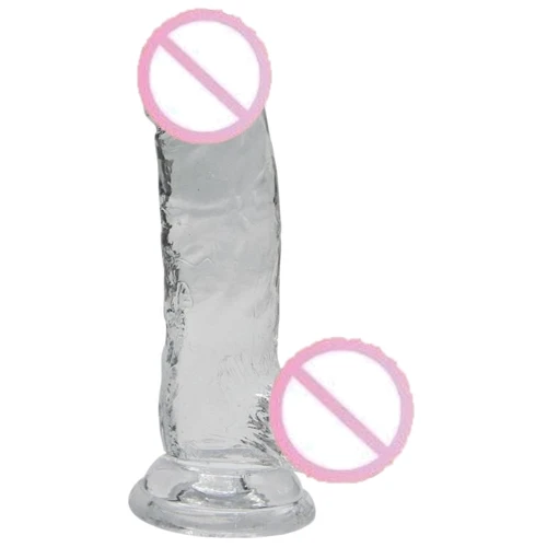 Прозрачный фаллоимитатор Alive Jelly Dildo Rider