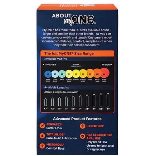 Презервативи MyONE Extra Wide & Long 10 шт: Кількість в упаковці 10