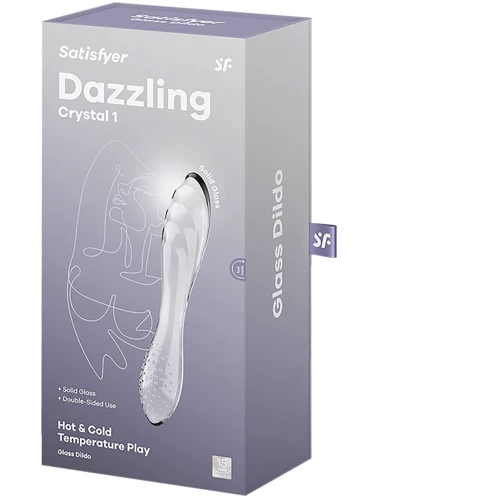 Скляний дилдо Satisfyer Dazzling Crystal 1 (Transparent): Призначення Вагинальные