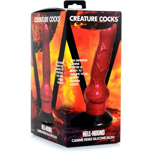 Фантазійний фалоімітатор Пекельна Гонча Creature Cocks Hell-Hound Canine Silicone Dildo фото 11