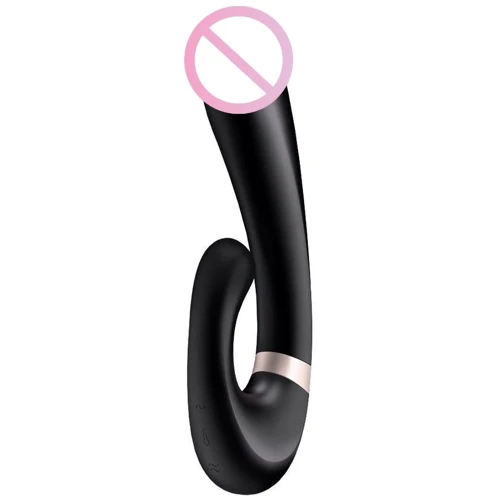 Смарт вібратор кролик із підігрівом Satisfyer Heat Wave Black