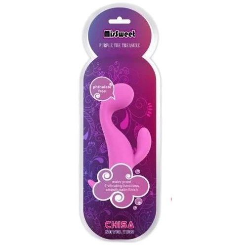 Вибромассажер Chisa The Treasure, Purple: Тип и форма Мини-вибраторы, Вибромассажер
