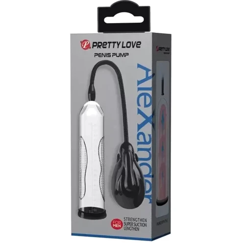 Автоматическая вакуумная помпа Pretty Love - Penis Pump AleXander (BM-010066D): Материал TPE (термопластичный эластомер), Пластик