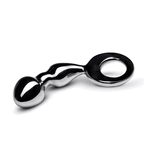 Анальная пробка Sinner Gear Unbendable - Drang Fun Metal Anal Plug: Особенности С кольцом