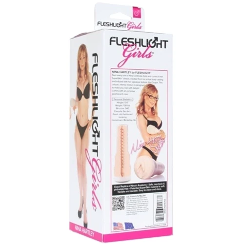 Мастурбатор Fleshlight Nina Hartley Cougar: Материал Киберкожа