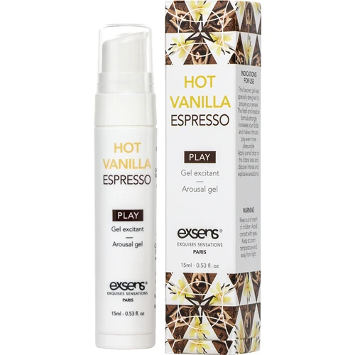 Стимулирующий гель EXSENS Kissable Hot Vanilla Espresso 15мл
