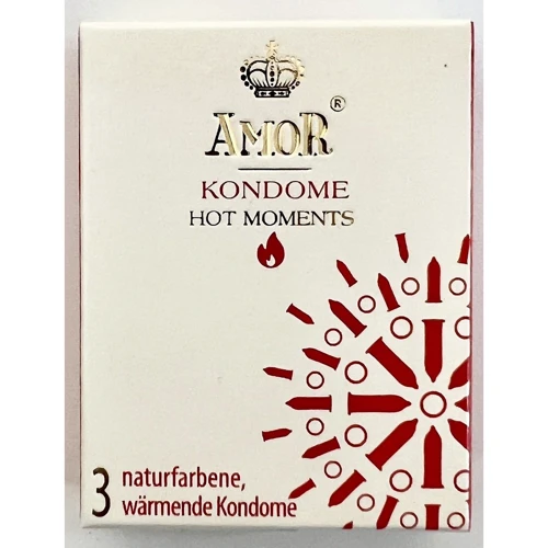Презервативы Amor Hot Moments, 3 шт.