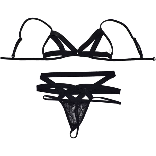 Эротический комплект NDS 0123 Black M/L (23423): Материал Полиамид