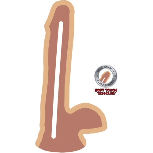 Реалістичний фалоімітатор ToyJoy Get Real Dual Density Dildo 6 in. Balls, 12х3 см: Призначення Анальні