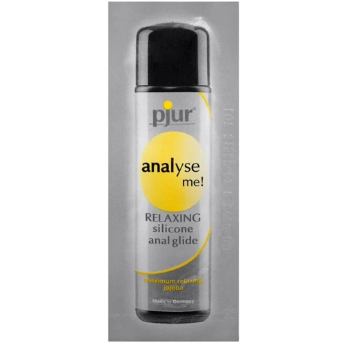 Пробник анальної змазки pjur analyse me! Relaxing jojoba silicone 1.5 мл на силіконовій основі з олією жожоба: Для кого Унисекс