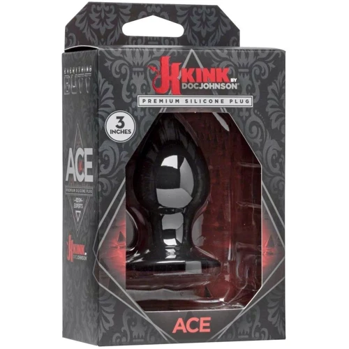 Анальная пробка Doc Johnson Kink Ace Plug 3 Inch, 7,6х3,8 см: Тип Анальные пробки