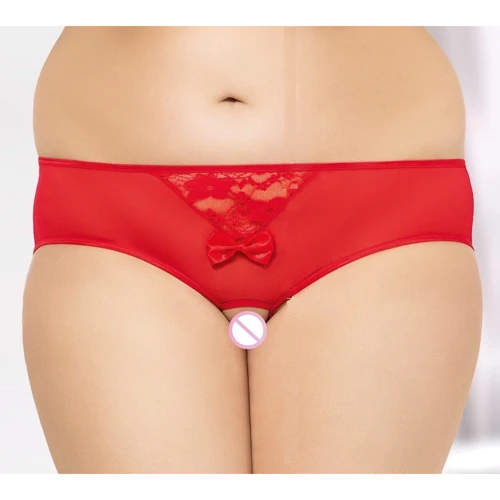 Жіночі стрінги SoftLine - String 2466, Plus Size, XXXL (red)