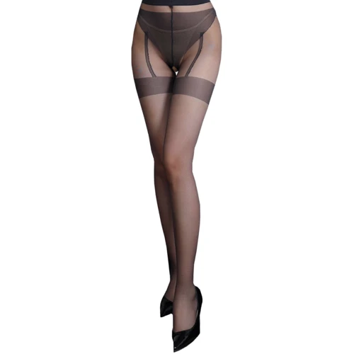 Эротические колготки с вырезом NDS 8018-3 Вlack One Size (23816)