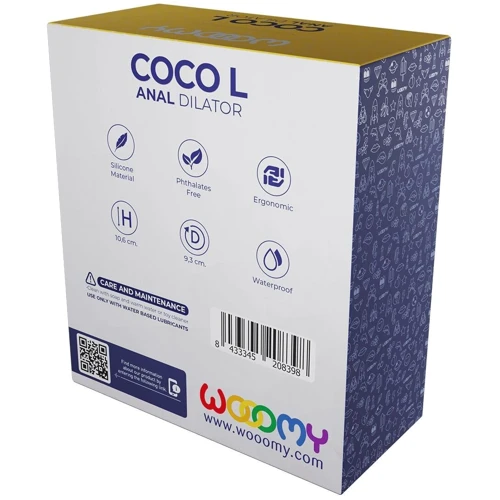 Анальний розширювач Wooomy Coco L: Для кого Унисекс