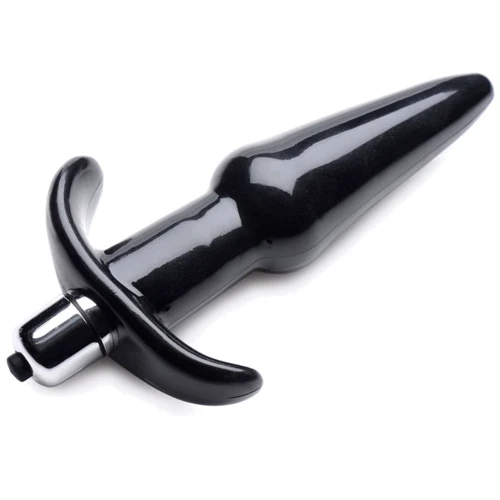 Анальная пробка с вибрацией Frisky Smooth Vibrating Anal Plug Black