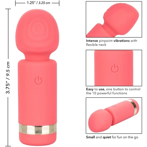 CalExotics Slay Exciter мини вибромассажер, 9.5x3.25 см: Назначение Клиторальные