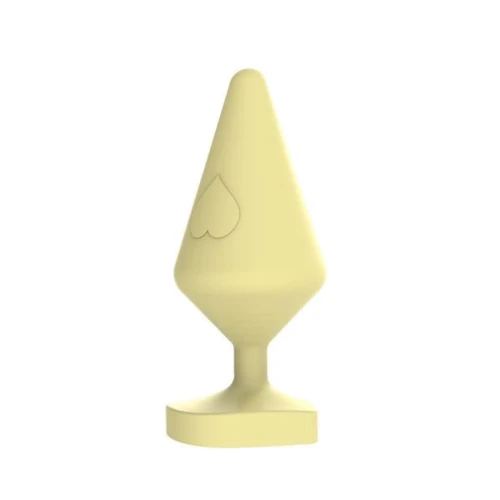 Анальный плаг Chisa Small Luv Heart Plug, Yellow