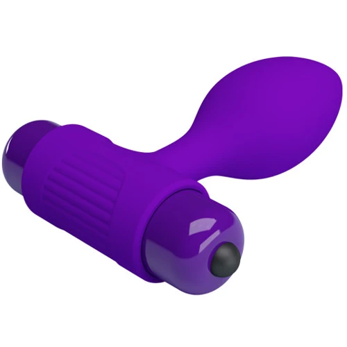 Анальний затор Pretty Love Vibra Butt Plug Purple: Матеріал Силикон
