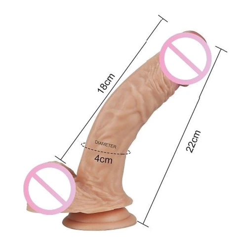 Фаллоимитатор Lovetoy Real Extreme Dildo # 5 Flesh 8.5": Наличие вибрации Нет