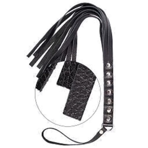 Флогер S & M Fancy Leather Floger Black: Колір чорний
