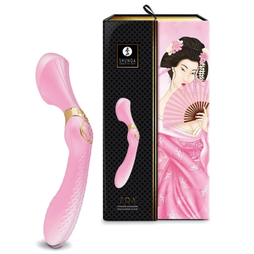 Вібратор Shunga - Zoa Intimate Massager Light Pink фото 8