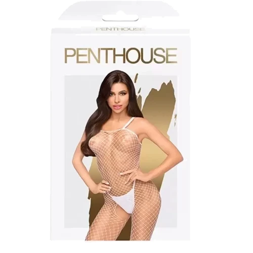 Бодістокінг Penthouse fishnet BODY SEARCH, білий, S-L: Для кого Для женщин