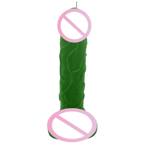 Свічка у вигляді члена Чистий Кайф Green size L