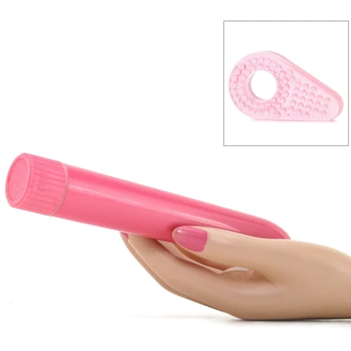 Вібратор + ерекційне кільце My First Vibe, with Bonus Vibe Ring, 19x2.5 см, рожевий: Призначення Вагінальні