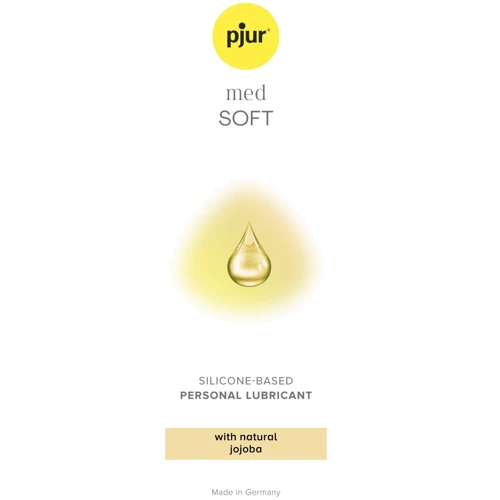 Пробник силиконовой смазки pjur MED Soft glide 1.5 мл с маслом жожоба для очень сухой и чувствительной кожи