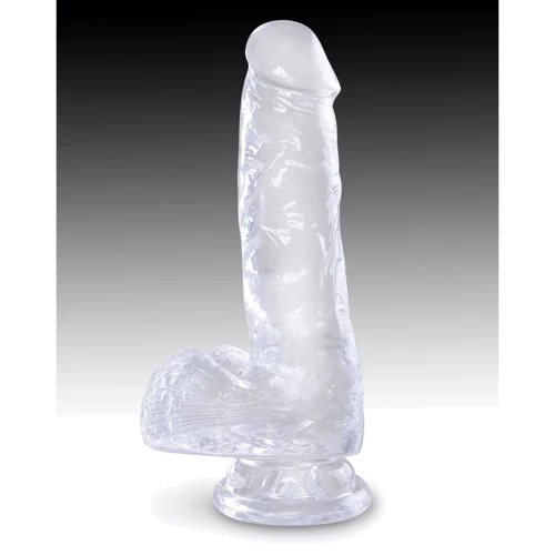 Фалоімітатор Pipedream King Cock Clear 6" Cock with Balls (PD575220): Тип Классические дилдо