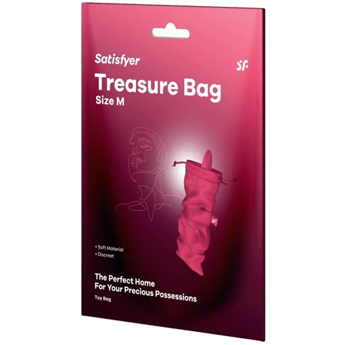 Мешочек для хранения игрушек Satisfyer Treasure Bag M Pink фото 2