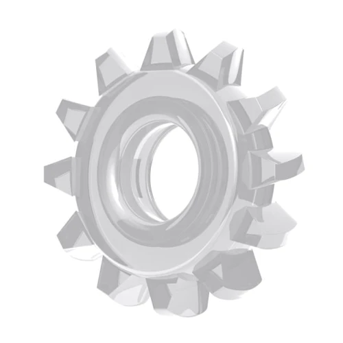 Эрекционное кольцо LoveToy POWER PLUS Cockring, Clear фото 5