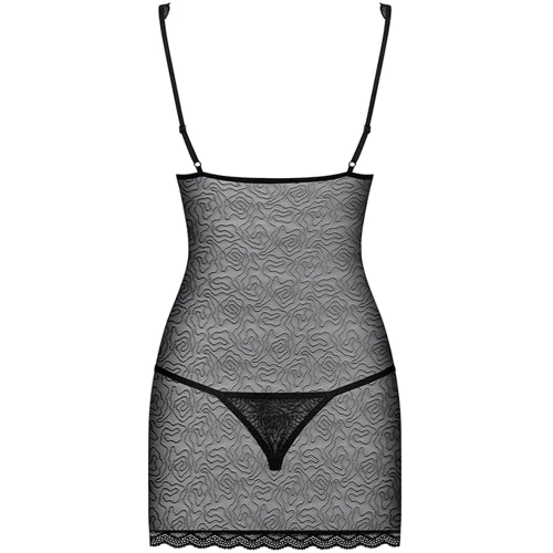 Облегающая эротическая сорочка Obsessive 811-CHE-1, S/M фото 4