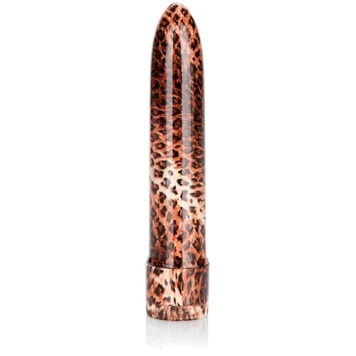 CalExotics Leopard Massager Mini пластиковый вибратор, 11x3.5 см, Leopard: Диаметр, см 3.5