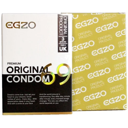 Презервативи EGZO Premium Original №3 завужені біля основи