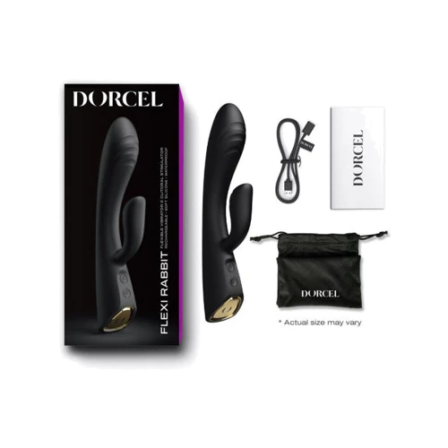 Вибратор-кролик Dorcel Flexi Rabbit Black фото 8