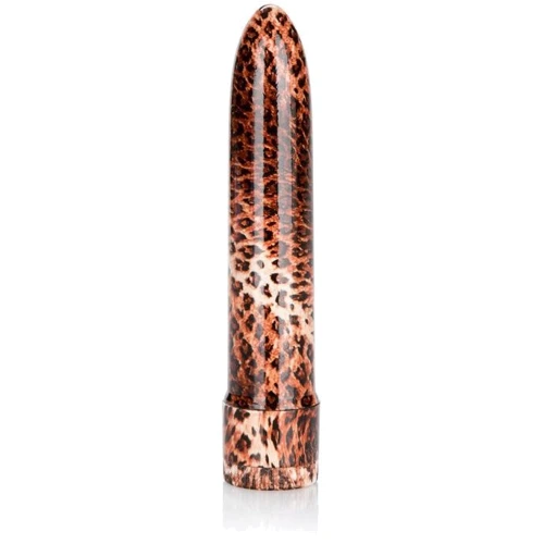 CalExotics Leopard Massager Mini пластиковый вибратор, 11x3.5 см, Leopard